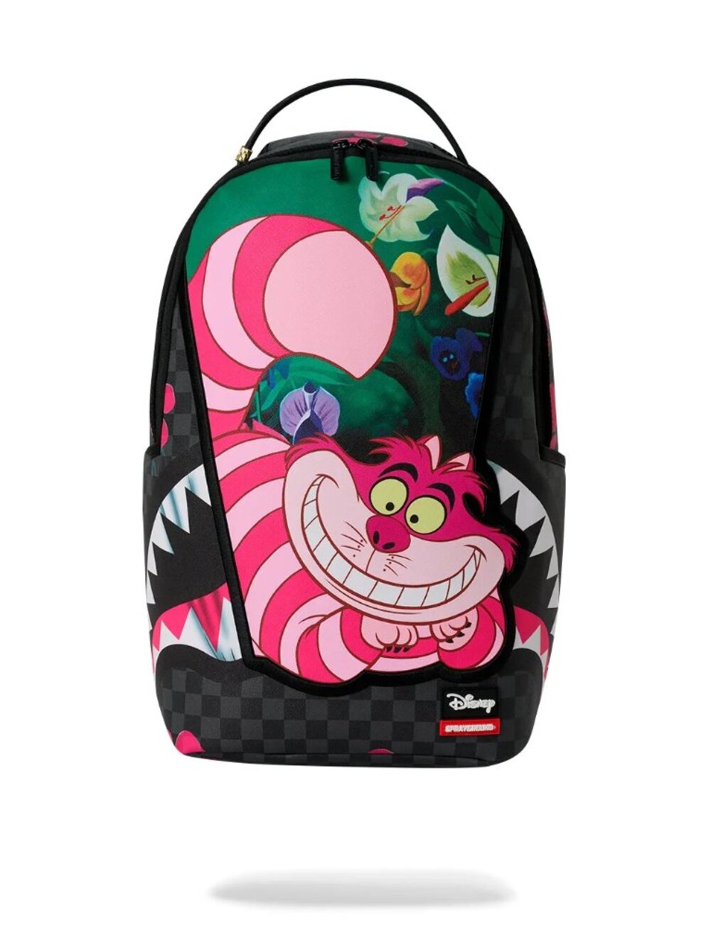 DISNEY ALICE IN WONDERLAND CHESHIRE CAT MAD SHARK BACKPACK SPRAYGROUND